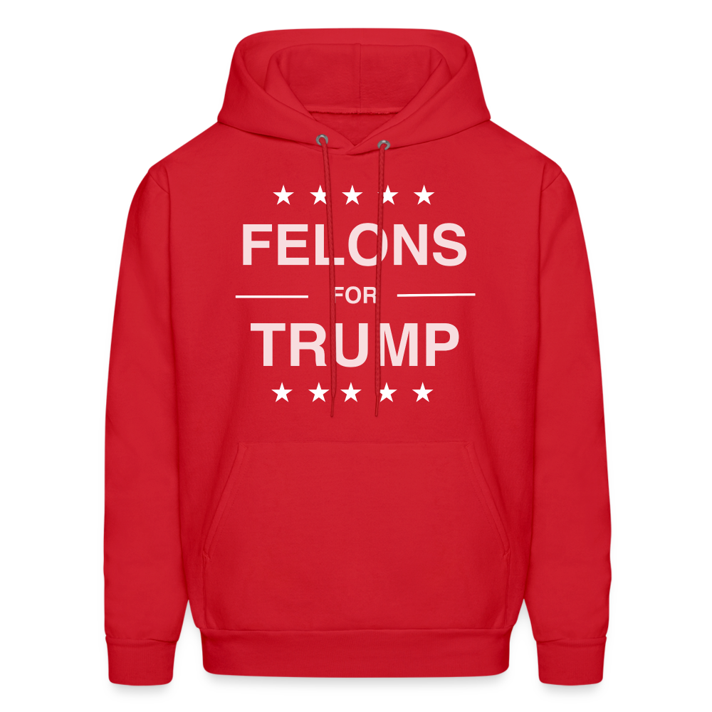 Felons for Trump Hoodie - red