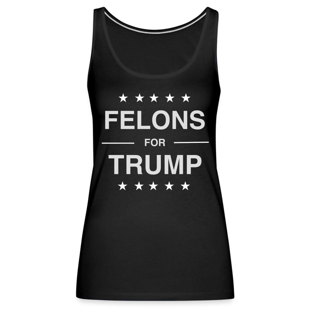 Felons for Trump Women’s Premium Tank Top - black