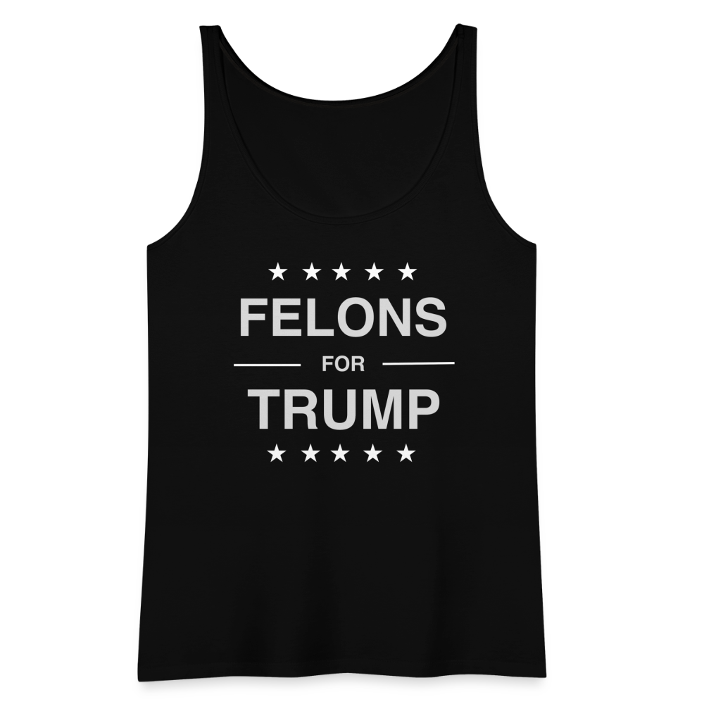 Felons for Trump Women’s Premium Tank Top - black