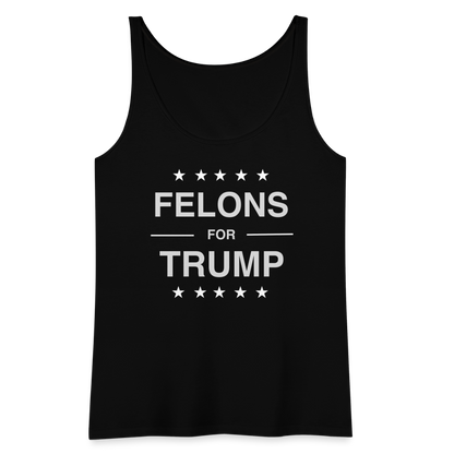 Felons for Trump Women’s Premium Tank Top - black