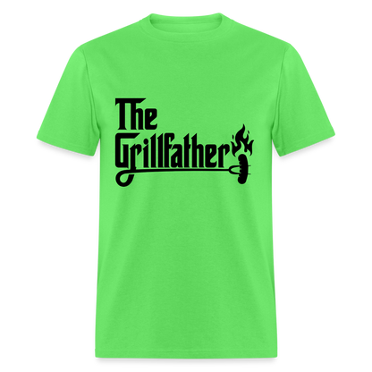 The Grillfather T-Shirt (BBQ Grilling Dad) - kiwi