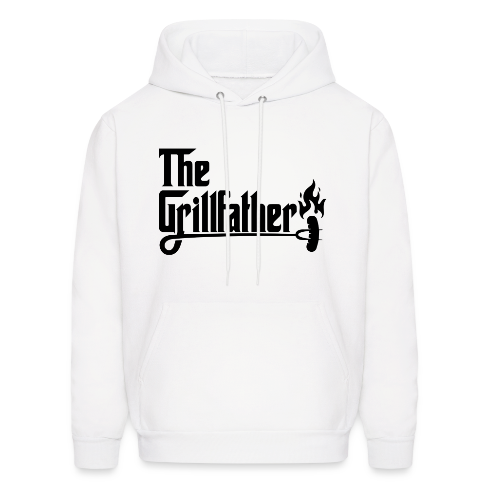 The Grillfather Hoodie (BBQ Grilling Dad) - white