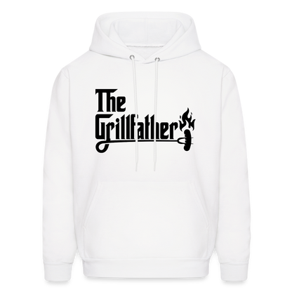 The Grillfather Hoodie (BBQ Grilling Dad) - white