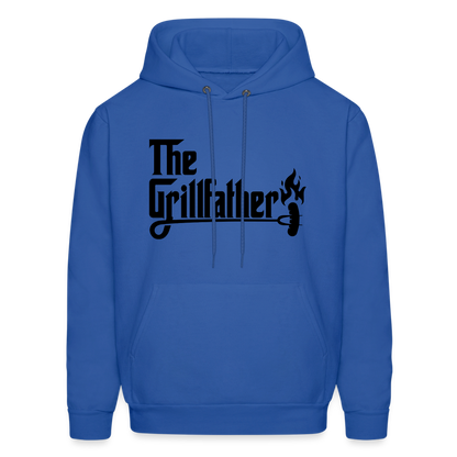 The Grillfather Hoodie (BBQ Grilling Dad) - royal blue