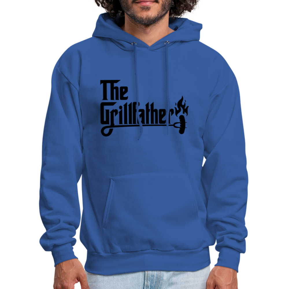 The Grillfather Hoodie (BBQ Grilling Dad) - royal blue