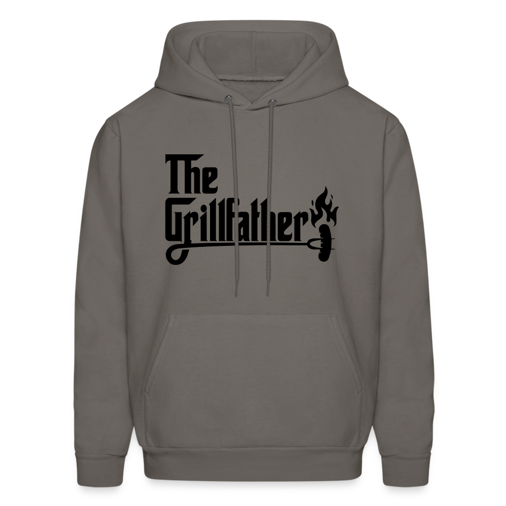 The Grillfather Hoodie (BBQ Grilling Dad) - asphalt gray