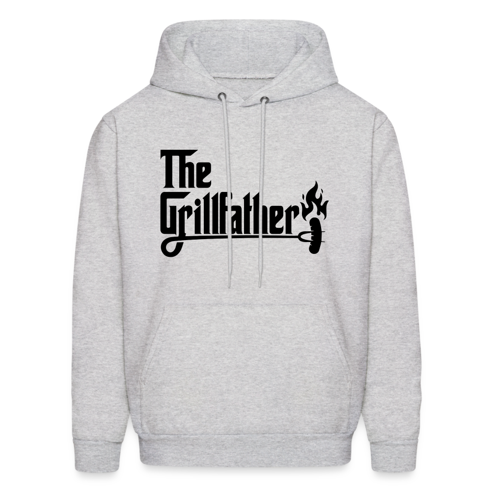 The Grillfather Hoodie (BBQ Grilling Dad) - ash 