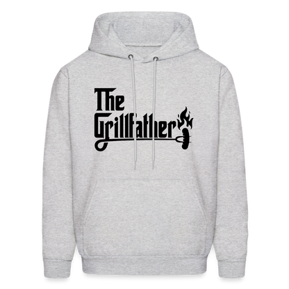 The Grillfather Hoodie (BBQ Grilling Dad) - ash 