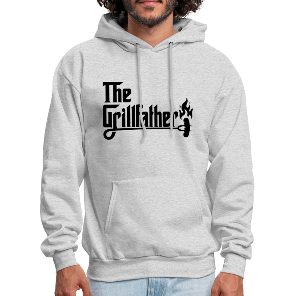 The Grillfather Hoodie (BBQ Grilling Dad) - ash 