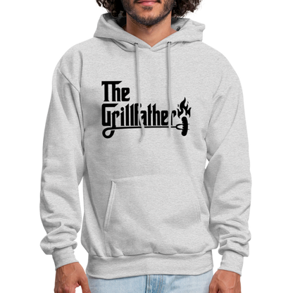 The Grillfather Hoodie (BBQ Grilling Dad) - ash 