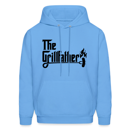 The Grillfather Hoodie (BBQ Grilling Dad) - carolina blue