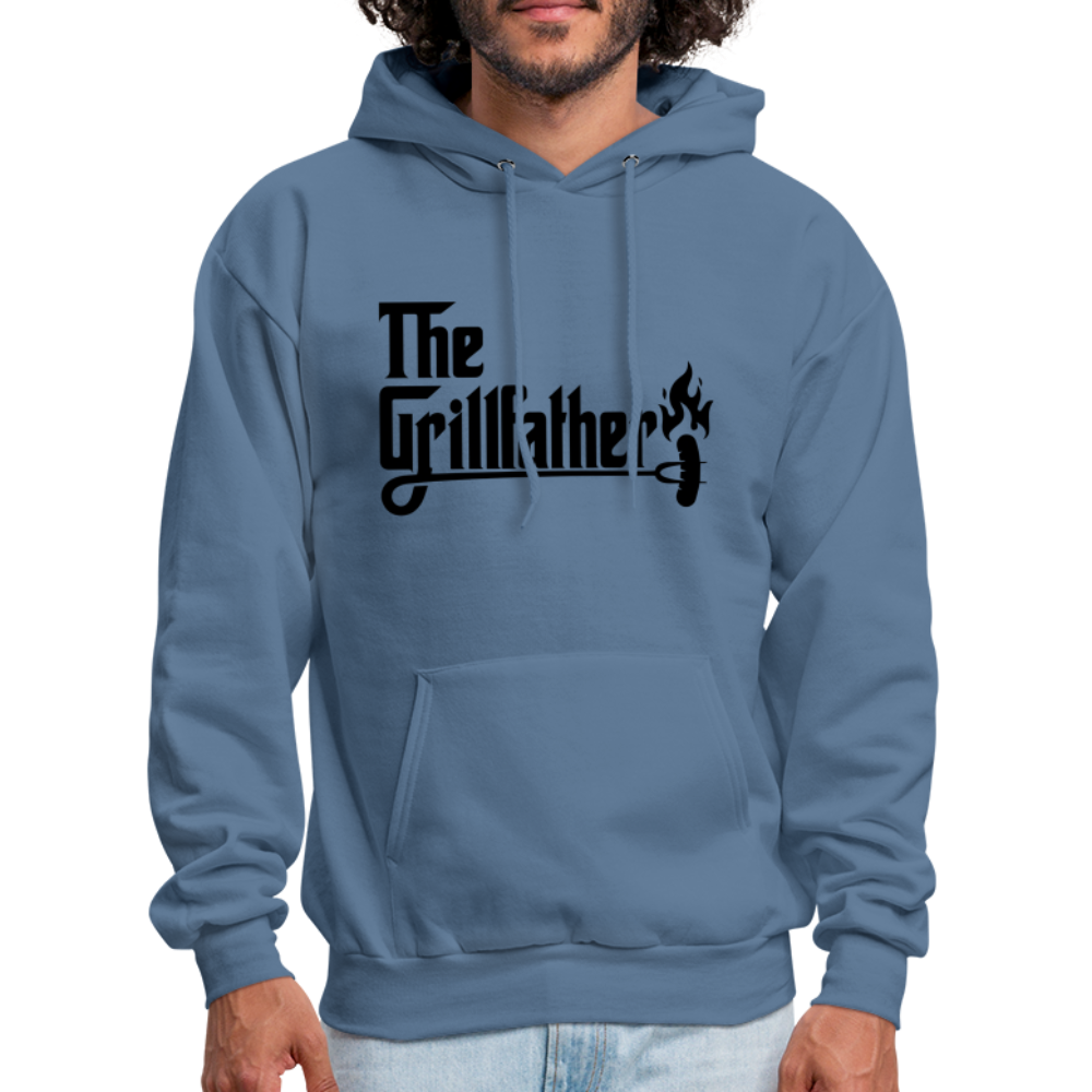 The Grillfather Hoodie (BBQ Grilling Dad) - denim blue