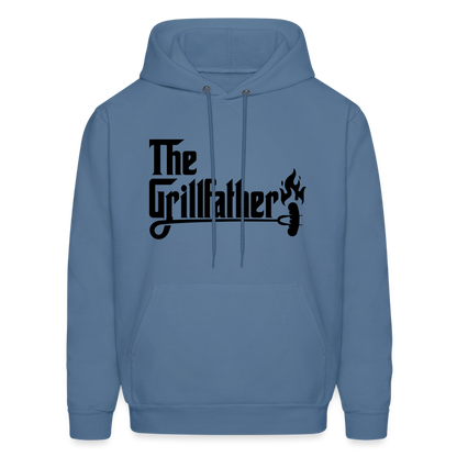 The Grillfather Hoodie (BBQ Grilling Dad) - denim blue