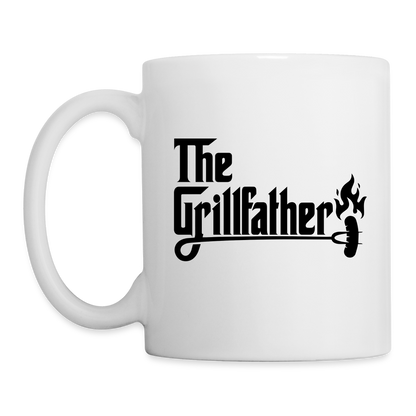 The Grillfather Coffee Mug (BBQ Grilling Dad) - white