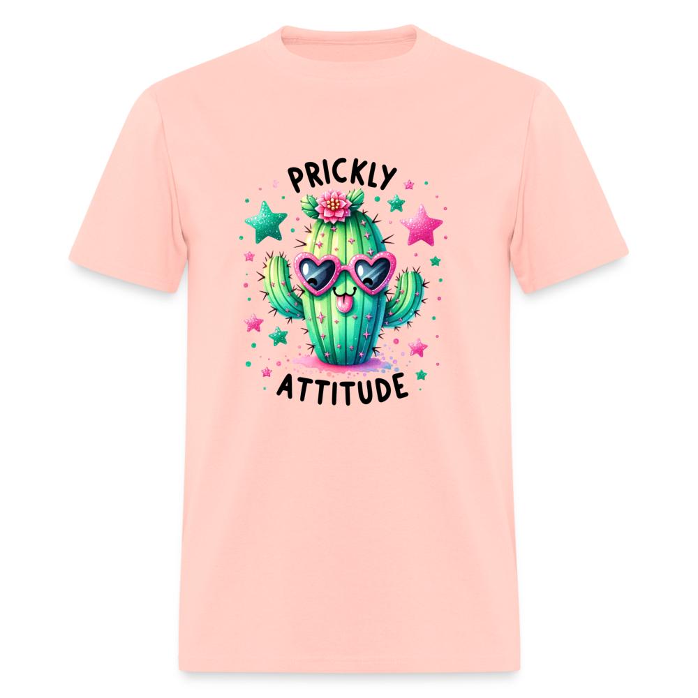 Prickly Attitude T-Shirt (Cactus) - blush pink 