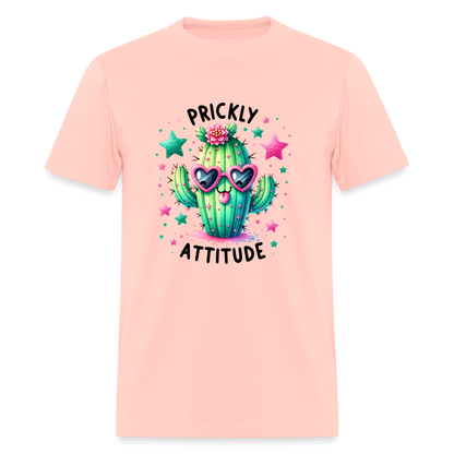 Prickly Attitude T-Shirt (Cactus) - blush pink 