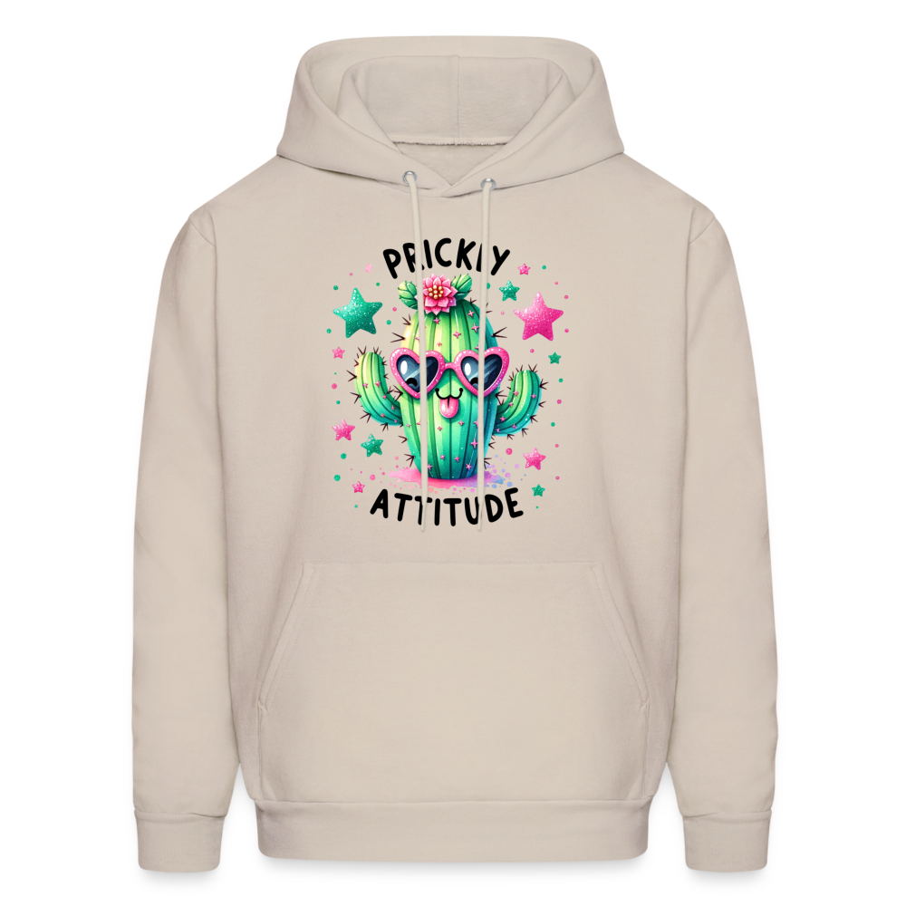 Prickly Attitude Hoodie (Cactus) - Sand