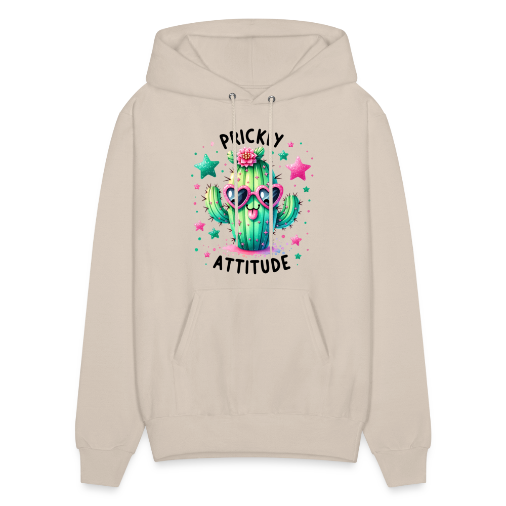 Prickly Attitude Hoodie (Cactus) - Sand