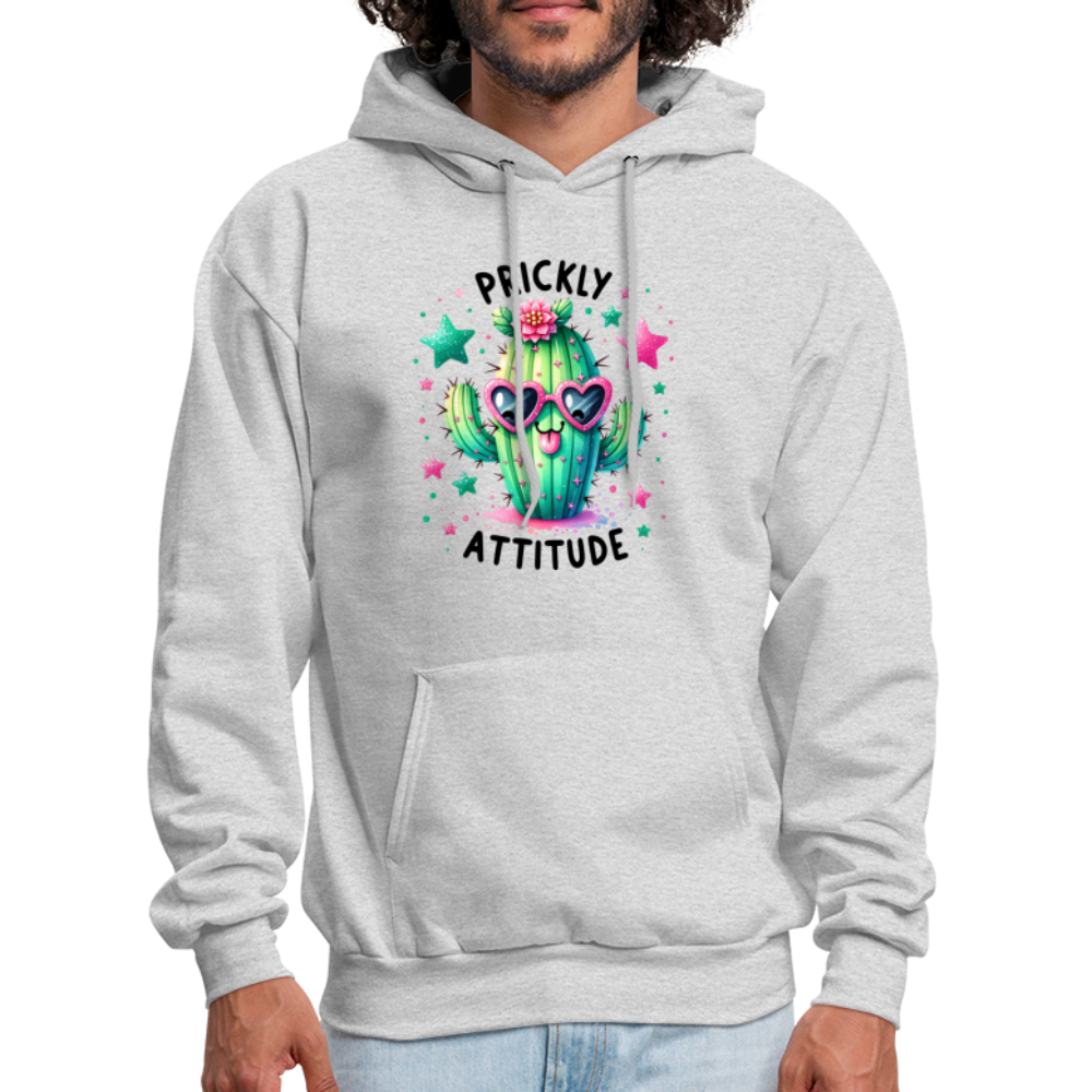Prickly Attitude Hoodie (Cactus) - ash 