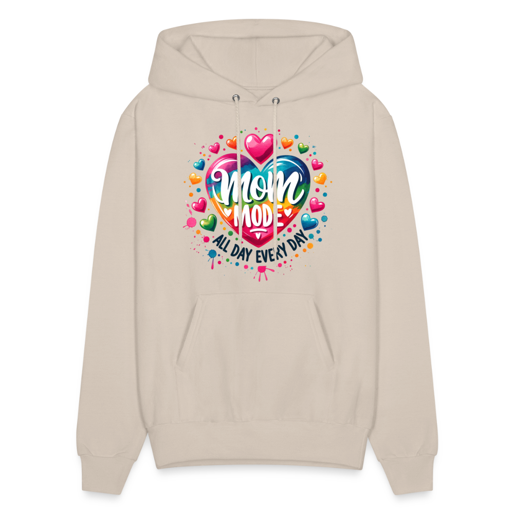 Mom Mode all Day Every Day Hoodie - Sand