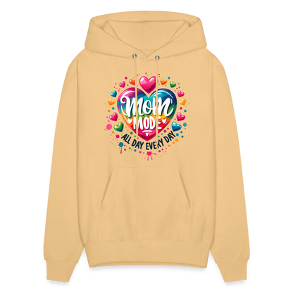 Mom Mode all Day Every Day Hoodie - light yellow