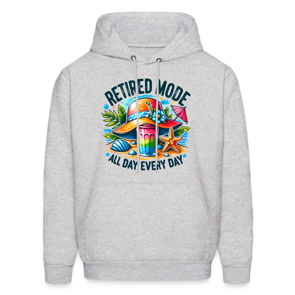 Retired Mode Hoodie (All Day Every Day) - ash 