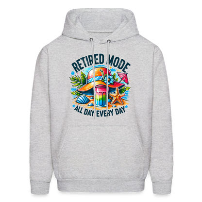 Retired Mode Hoodie (All Day Every Day) - ash 