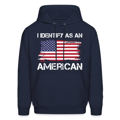 I Identify as an American Hoodie - navy