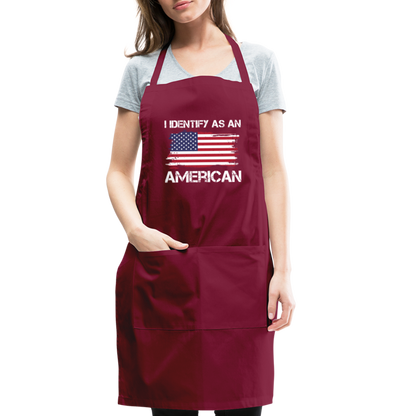 Adjustable Apron - burgundy