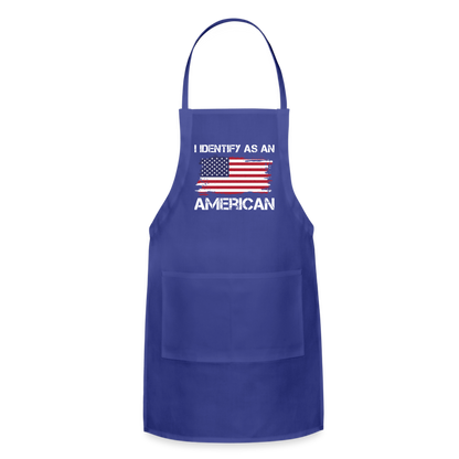 Adjustable Apron - royal blue