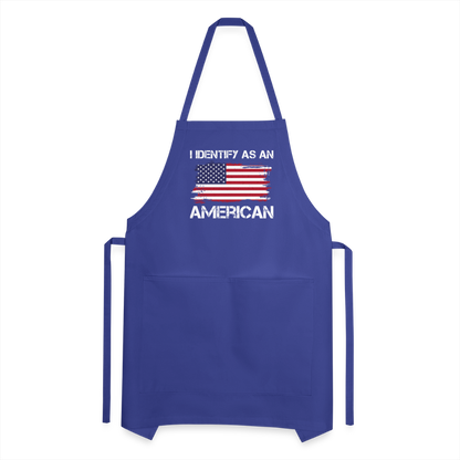 Adjustable Apron - royal blue