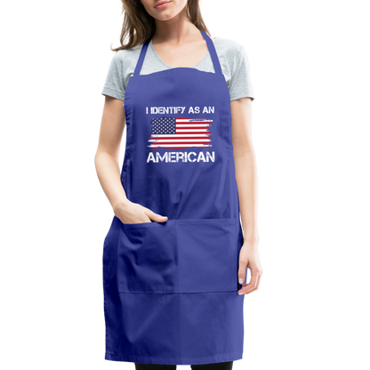 Adjustable Apron - royal blue