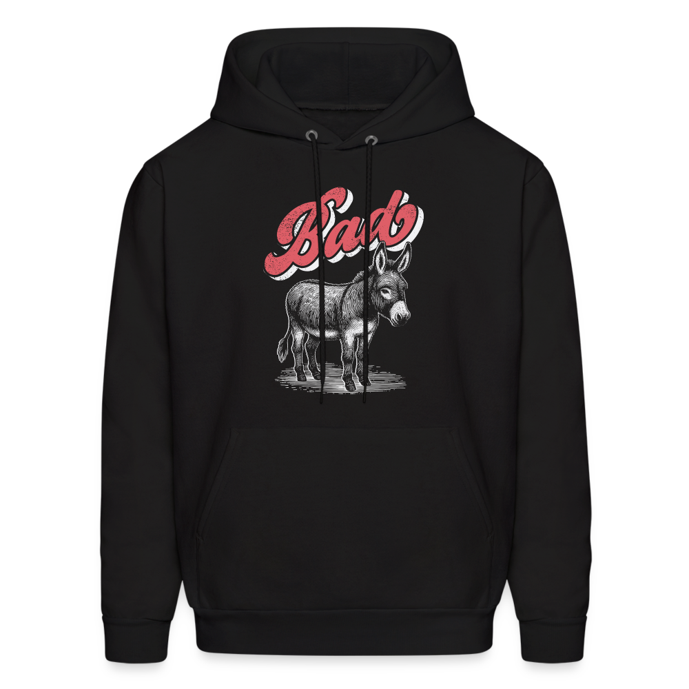 Funny Bad Ass (Donkey) Hoodie - black