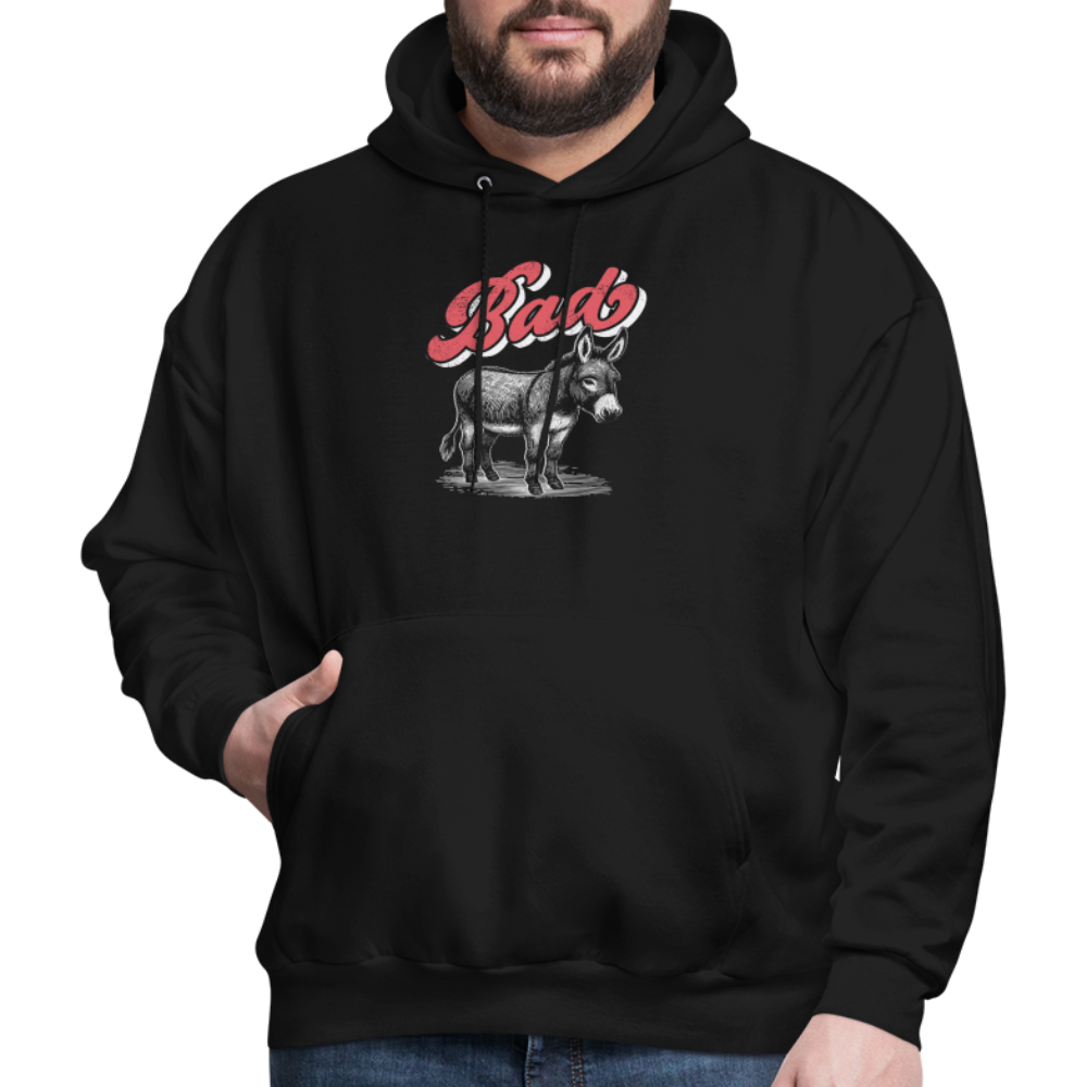 Funny Bad Ass (Donkey) Hoodie - black