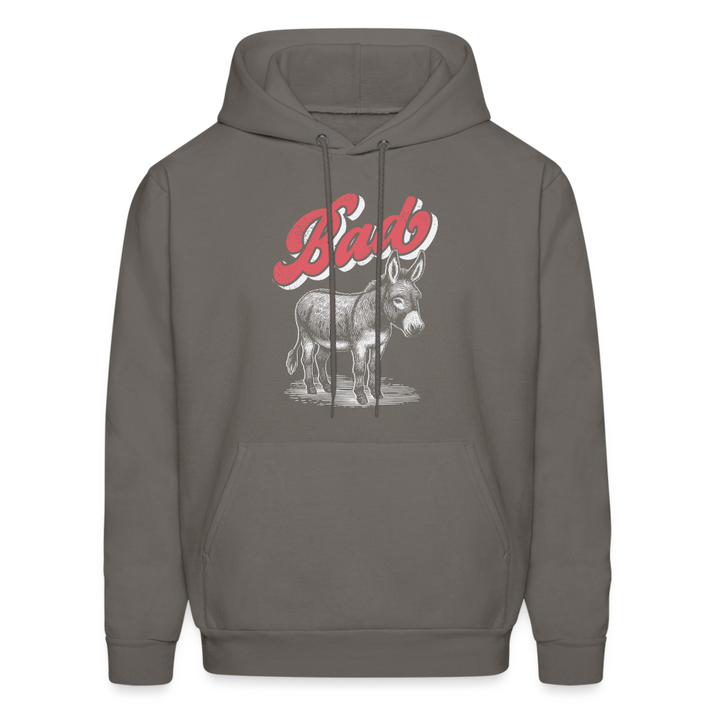 Funny Bad Ass (Donkey) Hoodie - asphalt gray