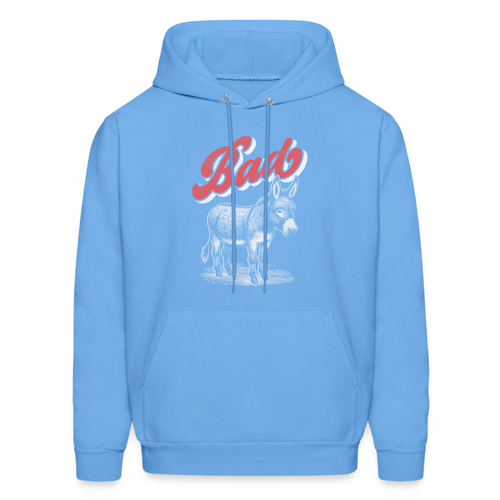 Funny Bad Ass (Donkey) Hoodie - carolina blue