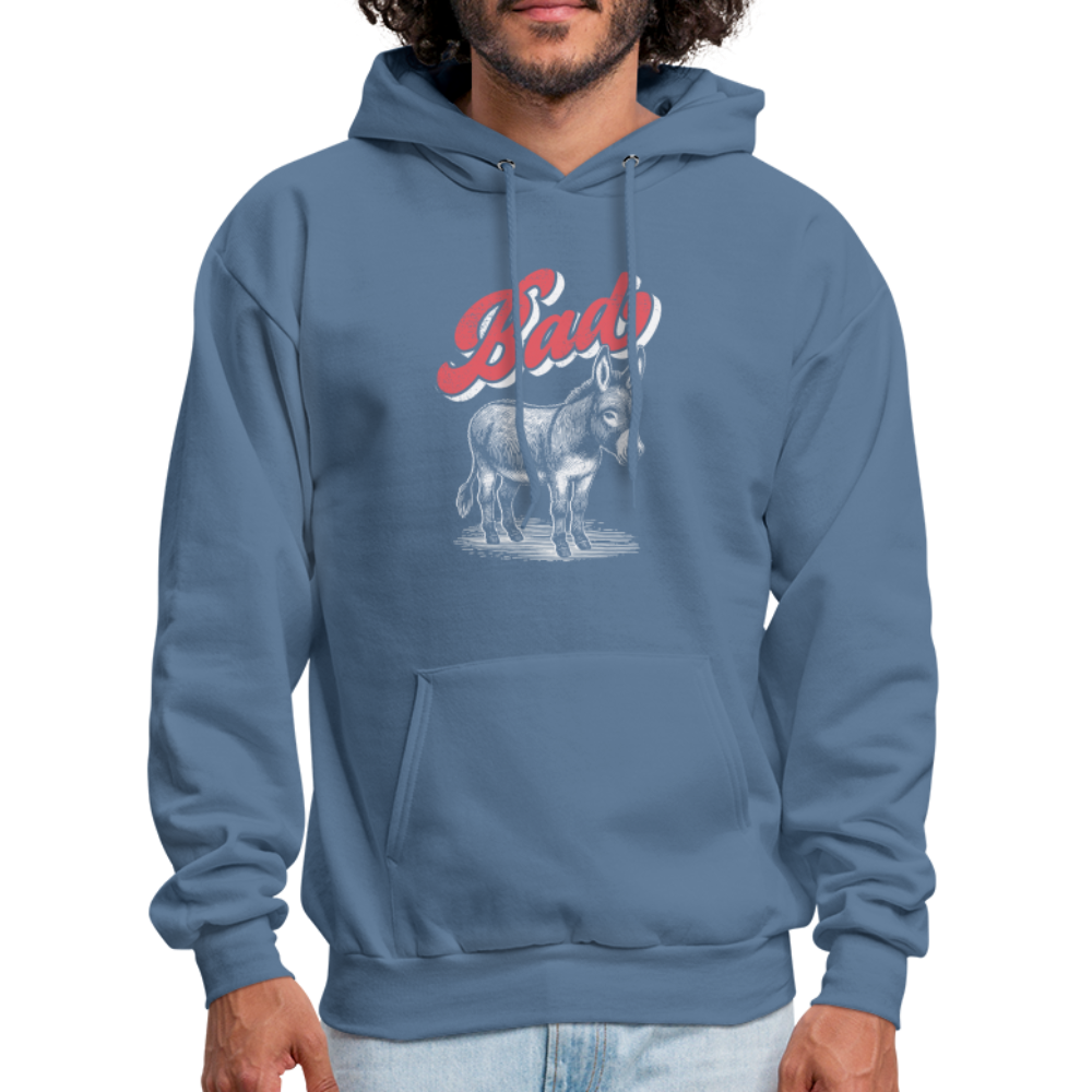 Funny Bad Ass (Donkey) Hoodie - denim blue