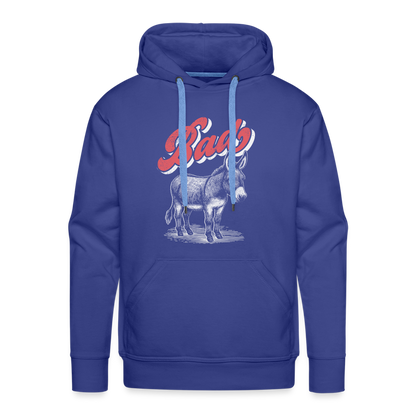 Funny Bad Ass (Donkey) Men’s Premium Hoodie - royal blue