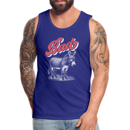 Funny Bad Ass (Donkey) Men’s Premium Tank Top - royal blue