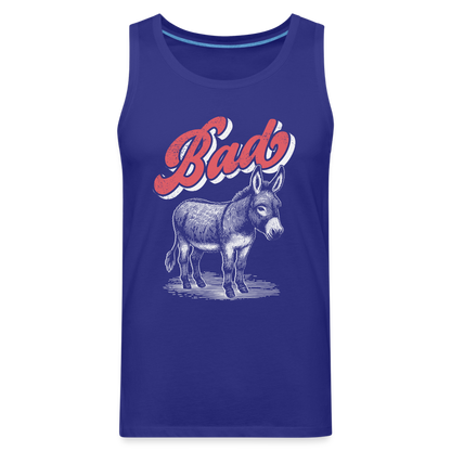 Funny Bad Ass (Donkey) Men’s Premium Tank Top - royal blue