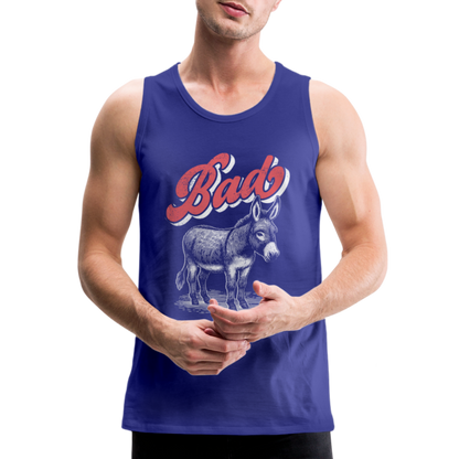 Funny Bad Ass (Donkey) Men’s Premium Tank Top - royal blue