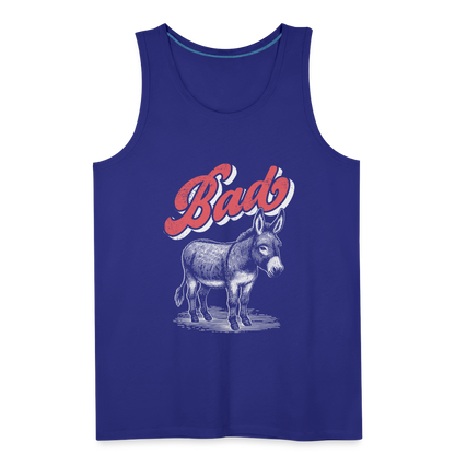 Funny Bad Ass (Donkey) Men’s Premium Tank Top - royal blue