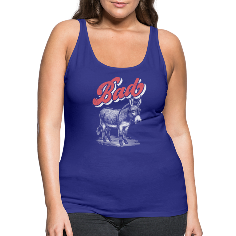 Funny Bad Ass (Donkey) Women’s Premium Tank Top - royal blue