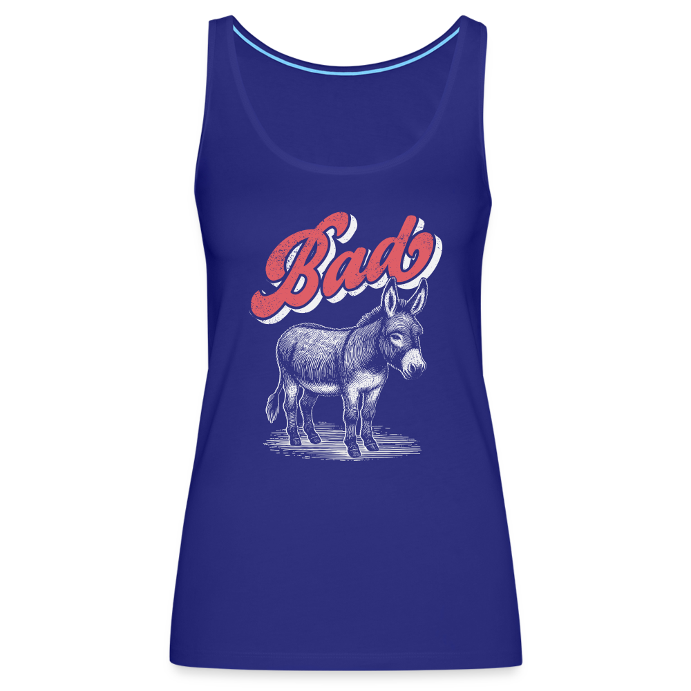 Funny Bad Ass (Donkey) Women’s Premium Tank Top - royal blue