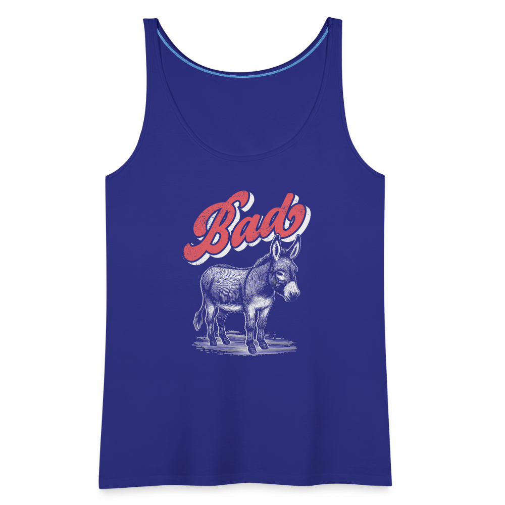 Funny Bad Ass (Donkey) Women’s Premium Tank Top - royal blue