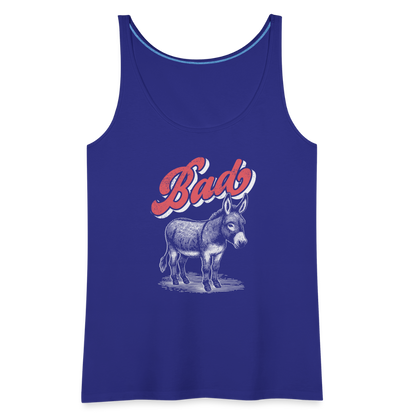 Funny Bad Ass (Donkey) Women’s Premium Tank Top - royal blue