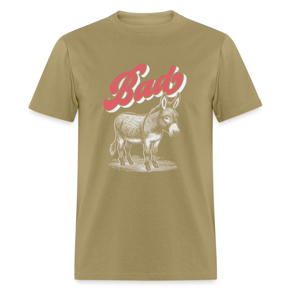 Funny Bad Ass (Donkey) T-Shirt - khaki