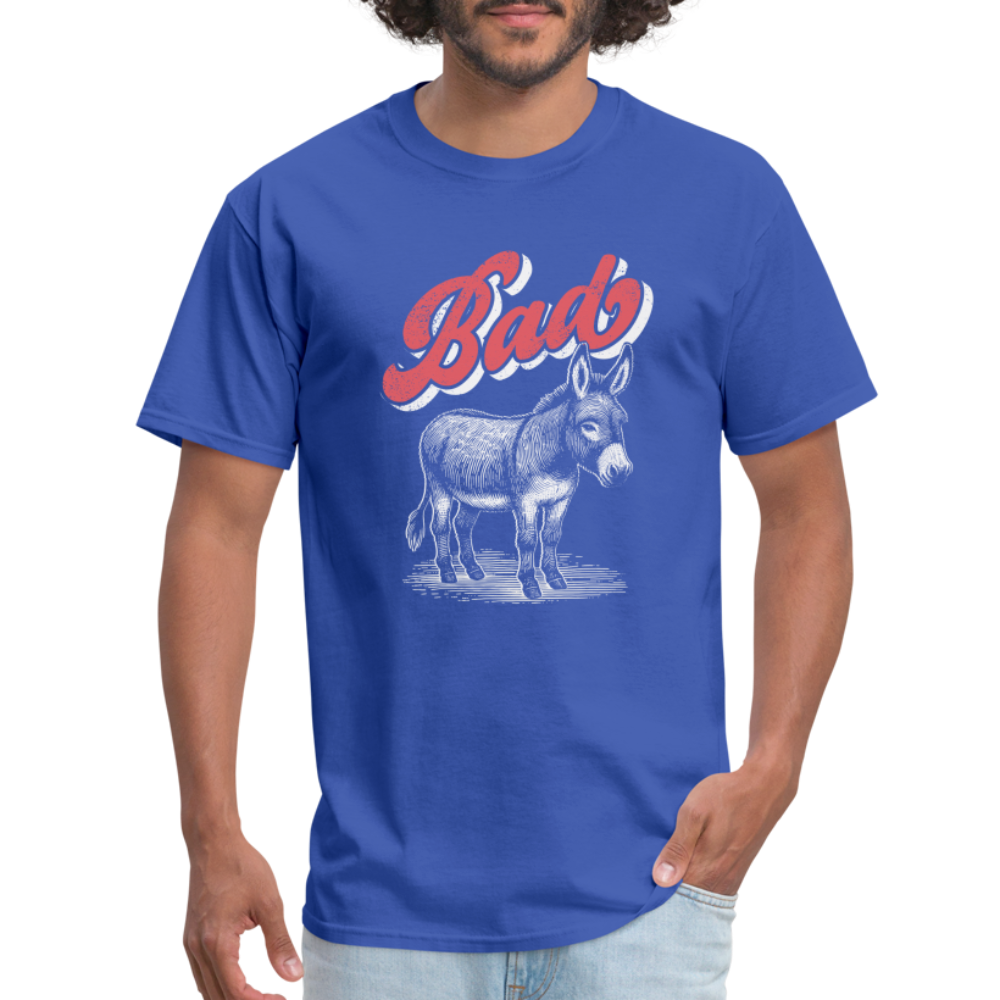 Funny Bad Ass (Donkey) T-Shirt - royal blue