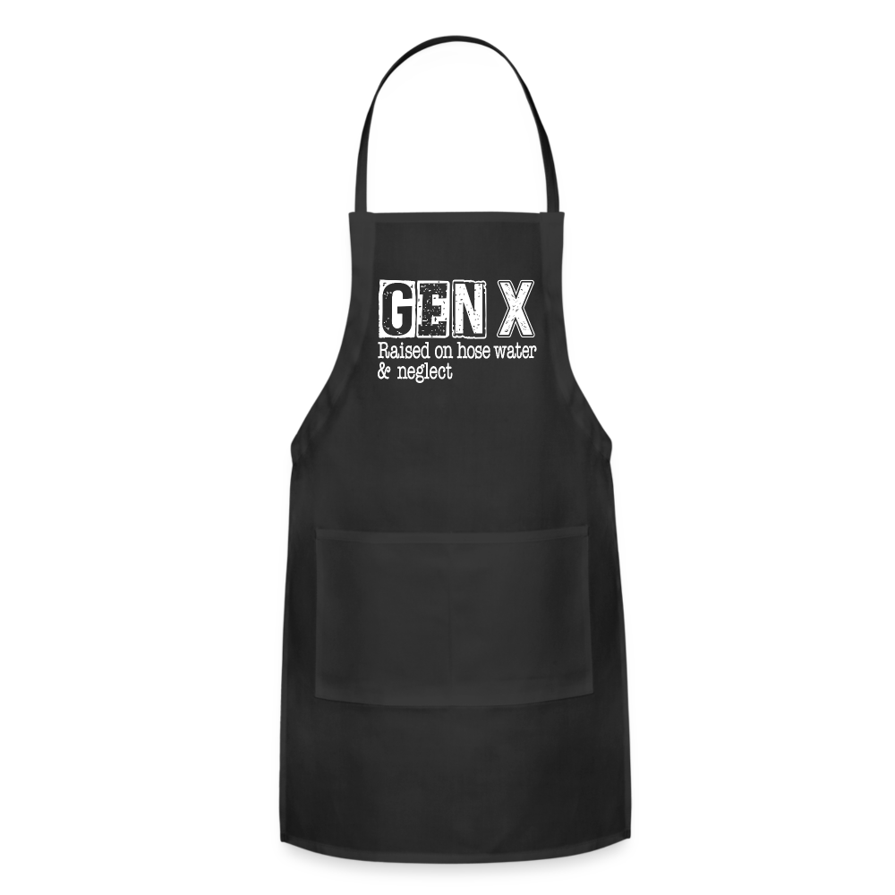 GEN X Adjustable Apron (Raised on hose water & neglect) - black