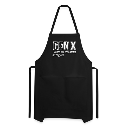 GEN X Adjustable Apron (Raised on hose water & neglect) - black